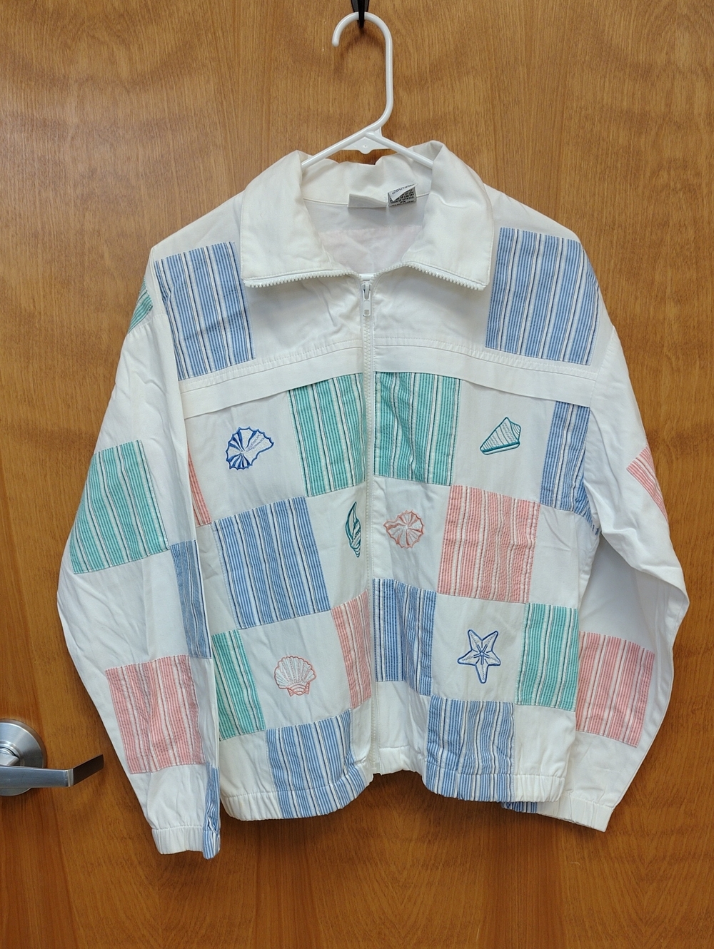 Koret Francisca Petites Vintage Patwork Embroidered Seashell Jacket